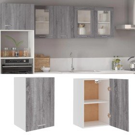 Armario colgante "Lyon" gris Sonoma 39,5x31x60 cm madera de ingeniería en Armarios de cocina | Comprar online en Foru.es