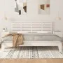 Solid white pine wood wall bed headboard 166x3x63 cm by vidaXL, Headboards and footboards - Ref: Foro24-824749, Price: 78,80 ...