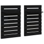 Estantes mesitas de pared 2 uds madera maciza de pino negro de vidaXL, Estantes y estanterías - Ref: Foro24-824772, Precio: 3...