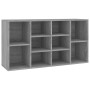 Banco zapatero madera contrachapada gris Sonoma 103x30x55 cm en Zapateros y organizadores de calzado | Comprar online en Foru.es