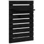 Estantes mesitas de pared 2 uds madera maciza de pino negro de vidaXL, Estantes y estanterías - Ref: Foro24-824772, Precio: 3...