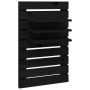 Estantes mesitas de pared 2 uds madera maciza de pino negro de vidaXL, Estantes y estanterías - Ref: Foro24-824767, Precio: 5...