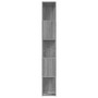 Estantería de madera contrachapada gris Sonoma 45x24x160 cm en Librerías y estanterías | Comprar online en Foru.es