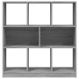 Estantería madera contrachapada gris Sonoma 97,5x29,5x100 cm en Librerías y estanterías | Comprar online en Foru.es