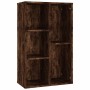 Estantería/Aparador madera contrachapada roble humo 50x25x80 cm en Librerías y estanterías | Comprar online en Foru.es