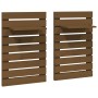 Estantes mesitas pared 2 uds madera maciza de pino marrón miel de vidaXL, Estantes y estanterías - Ref: Foro24-824771, Precio...