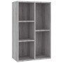 Estantería/Aparador madera contrachapada gris Sonoma 50x25x80cm en Librerías y estanterías | Comprar online en Foru.es
