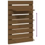 Estantes mesitas pared 2 uds madera maciza de pino marrón miel de vidaXL, Estantes y estanterías - Ref: Foro24-824771, Precio...