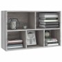 Estantería/Aparador madera contrachapada gris Sonoma 50x25x80cm en Librerías y estanterías | Comprar online en Foru.es