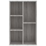 Estantería/Aparador madera contrachapada gris Sonoma 50x25x80cm en Librerías y estanterías | Comprar online en Foru.es