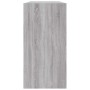 Estantería/Aparador madera contrachapada gris Sonoma 50x25x80cm en Librerías y estanterías | Comprar online en Foru.es
