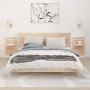 Estantes mesitas de pared 2 uds madera maciza de pino de vidaXL, Estantes y estanterías - Ref: Foro24-824768, Precio: 51,21 €...