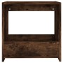 Mesa auxiliar madera contrachapada roble ahumado 50x26x50 cm en Mesas auxiliares | Comprar online en Foru.es