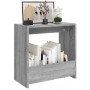 Mesa auxiliar madera contrachapada gris Sonoma 50x26x50 cm en Mesas auxiliares | Comprar online en Foru.es