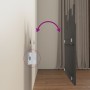 Cabecero de cama de pared madera maciza pino gris 95,5x3x80 cm de vidaXL, Cabeceros y pies de cama - Ref: Foro24-824785, Prec...