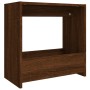 Mesa auxiliar madera contrachapada roble marrón 50x26x50 cm en Mesas auxiliares | Comprar online en Foru.es