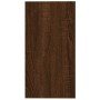 Mesa auxiliar madera contrachapada roble marrón 50x26x50 cm en Mesas auxiliares | Comprar online en Foru.es