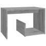 Mesa auxiliar madera contrachapada gris Sonoma 59x36x38 cm en Mesas auxiliares | Comprar online en Foru.es