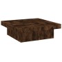 Mesa de centro madera contrachapada roble ahumado 90x90x28 cm en Mesas de centro | Comprar online en Foru.es