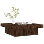 Mesa de centro madera contrachapada roble ahumado 90x90x28 cm en Mesas de centro | Comprar online en Foru.es