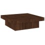 Mesa de centro de madera contrachapada roble marrón 90x90x28 cm en Mesas de centro | Comprar online en Foru.es