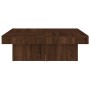 Mesa de centro de madera contrachapada roble marrón 90x90x28 cm en Mesas de centro | Comprar online en Foru.es