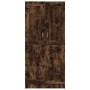 Armario madera contrachapada roble ahumado 82,5x51,5x180 cm en Armarios roperos | Comprar online en Foru.es
