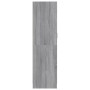 Armario de madera contrachapada gris Sonoma 82,5x51,5x180 cm en Armarios roperos | Comprar online en Foru.es