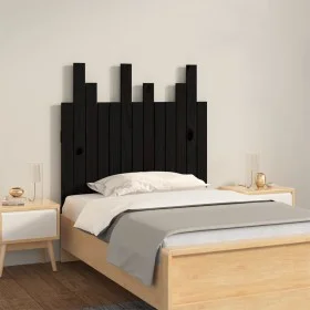 Wandbett-Kopfteil aus schwarzem Kiefernholz, 82,5 x 3 x 80 cm von vidaXL, Kopf- und Fußteile - Ref: Foro24-824807, Preis: 64,...