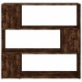 Estantería/divisor de espacios roble ahumado 100x24x94 cm en Librerías y estanterías | Comprar online en Foru.es