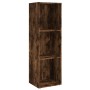 Estantería/mueble de TV madera roble ahumado 36x30x114 cm en Librerías y estanterías | Comprar online en Foru.es