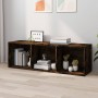Estantería/mueble de TV madera roble ahumado 36x30x114 cm en Librerías y estanterías | Comprar online en Foru.es