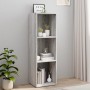 Estantería/mueble de TV contrachapada gris Sonoma 36x30x114 cm en Librerías y estanterías | Comprar online en Foru.es