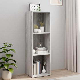 Estantería/mueble de TV contrachapada gris Sonoma 36x30x114 cm en Librerías y estanterías | Comprar online en Foru.es