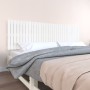 Cabecero de cama pared madera maciza pino blanco 204x3x60 cm de vidaXL, Cabeceros y pies de cama - Ref: Foro24-824829, Precio...