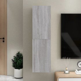 Mueble para TV de pared gris Sonoma 30,5x30x110 cm en Muebles TV | Comprar online en Foru.es