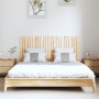 Cabecero de cama de pared madera maciza de pino 147x3x60 cm de vidaXL, Cabeceros y pies de cama - Ref: Foro24-824843, Precio:...