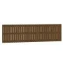 Solid pine wood bed headboard honey brown 204x3x60 cm by vidaXL, Headboards and footboards - Ref: Foro24-824831, Price: 100,3...