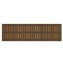 Cabecero de cama madera maciza pino marrón miel 204x3x60 cm de vidaXL, Cabeceros y pies de cama - Ref: Foro24-824831, Precio:...