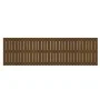 Solid pine wood bed headboard honey brown 204x3x60 cm by vidaXL, Headboards and footboards - Ref: Foro24-824831, Price: 100,3...