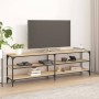 Mueble de TV madera contrachapada roble Sonoma 160x30x50 cm en Muebles TV | Comprar online en Foru.es