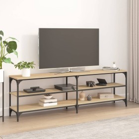 Mueble de TV madera contrachapada roble Sonoma 160x30x50 cm en Muebles TV | Comprar online en Foru.es