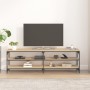 Mueble de TV madera contrachapada roble Sonoma 160x30x50 cm en Muebles TV | Comprar online en Foru.es