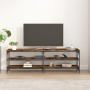 Mueble de TV madera contrachapada roble ahumado 160x30x50 cm en Muebles TV | Comprar online en Foru.es