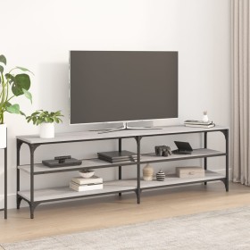 Mueble de TV madera contrachapada gris Sonoma 160x30x50 cm en Muebles TV | Comprar online en Foru.es