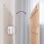 Wandbett-Kopfteil aus massivem Kiefernholz, 204 x 3 x 60 cm von vidaXL, Kopf- und Fußteile - Ref: Foro24-824828, Preis: 83,34...