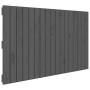Cabecero de cama de pared madera maciza pino gris 108x3x60 cm de vidaXL, Cabeceros y pies de cama - Ref: Foro24-824825, Preci...
