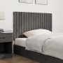 Cabecero de cama de pared madera maciza pino gris 108x3x60 cm de vidaXL, Cabeceros y pies de cama - Ref: Foro24-824825, Preci...