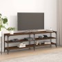 Mueble de TV madera contrachapada roble marrón 160x30x50 cm en Muebles TV | Comprar online en Foru.es