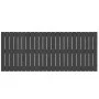 Wandbett-Kopfteil aus massivem Kiefernholz in Grau, 147 x 3 x 60 cm von vidaXL, Kopf- und Fußteile - Ref: Foro24-824845, Prei...